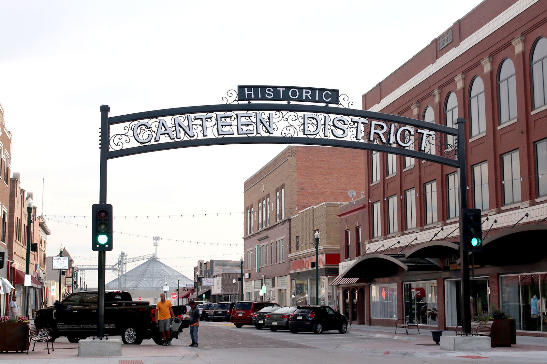 Canteen District sign debuts